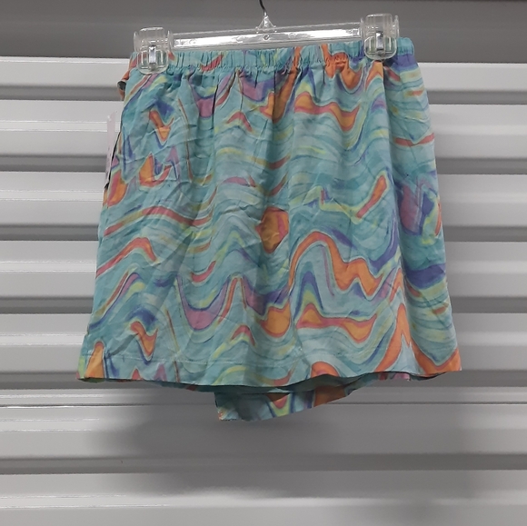 Wild Fable Wrap Skirt Women's Size XS Blue Print Mini Casual - Picture 6 of 10